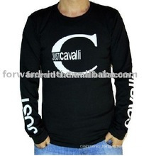 men's newest fashion knitted double crew neck collar pullover